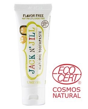 Přírodní zubní pasta pro děti Bez příchutě 50 g Jack and Jill